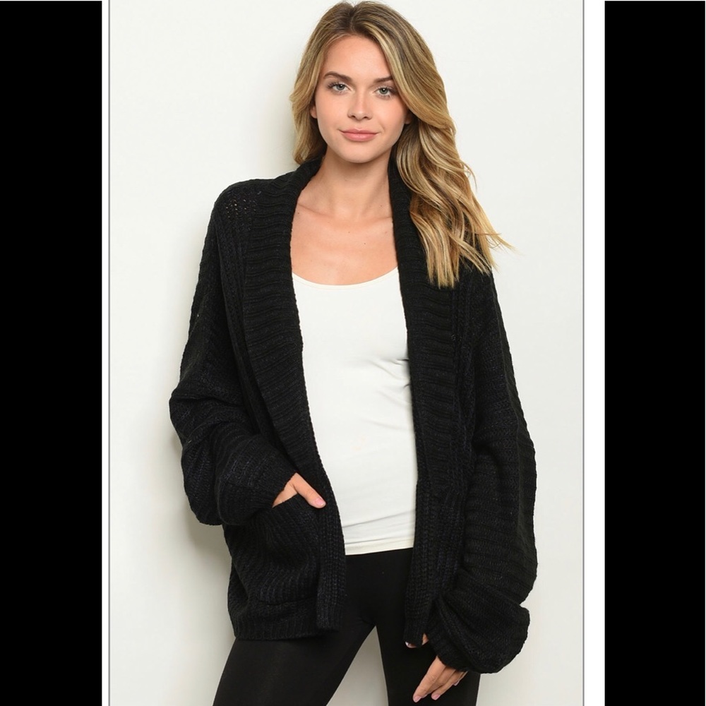 Oversized Cardigan Sweater.